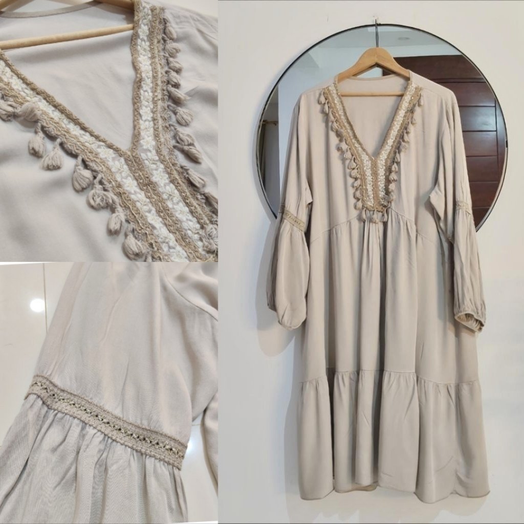 Sublime robe longue oversize neuve