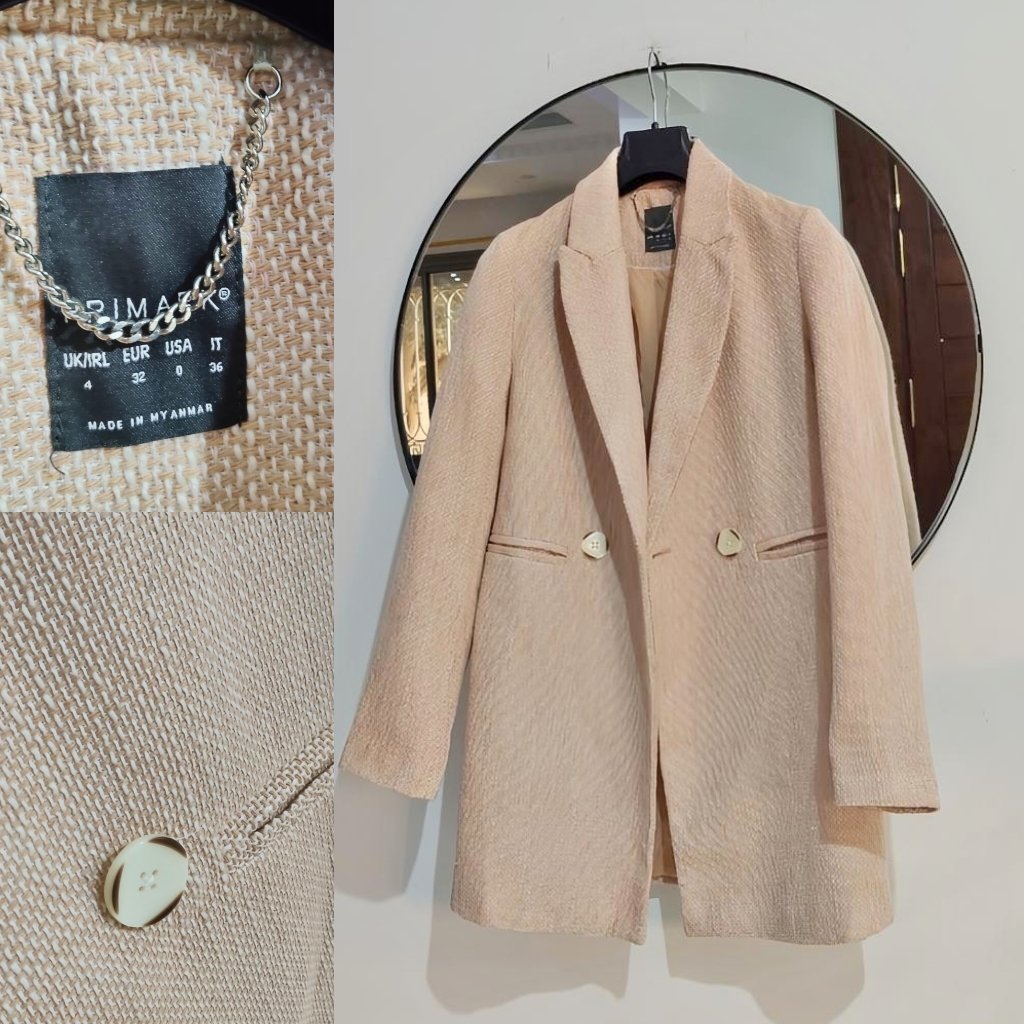 Blazer manteau tweed neuf