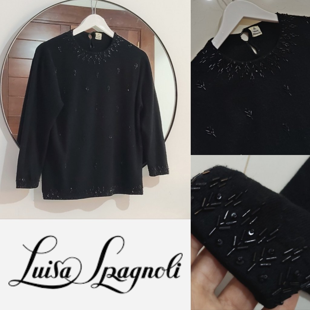 Luisa Spagnoli à ornements en cashemire tt neuf 