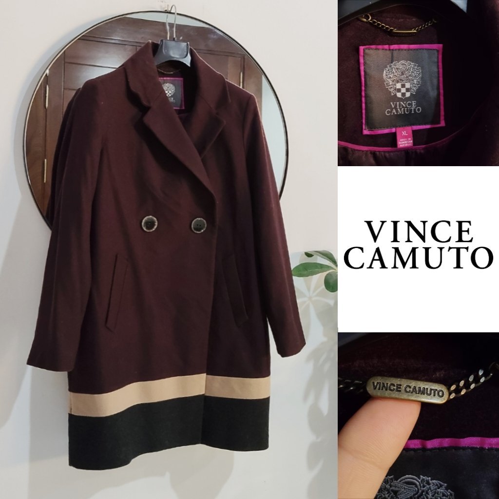 Vince Camuto 80% laine burgundy 