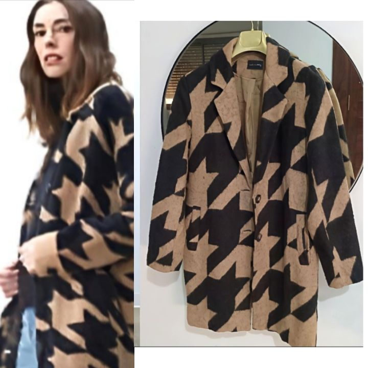 Veste manteau effet laine neuf 