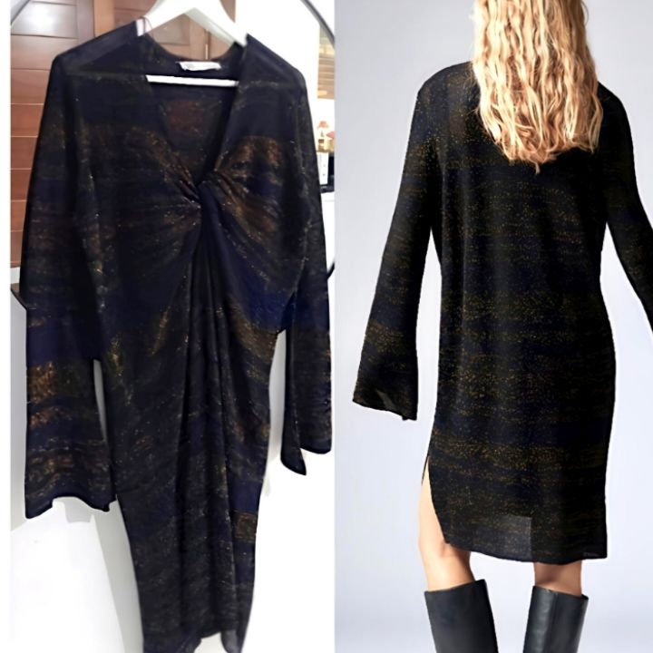Robe caftan zara hyper classe 