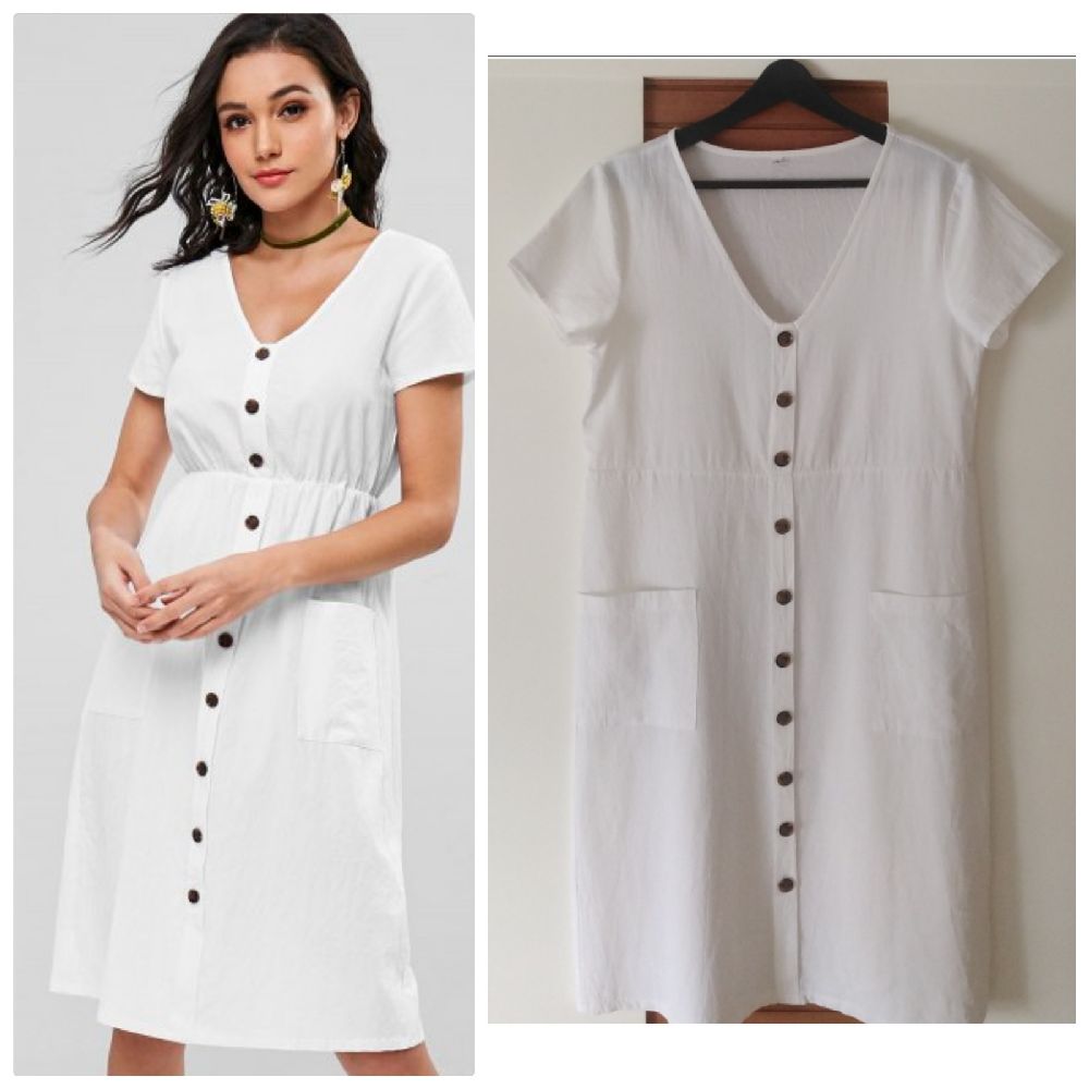 Jolie robe boutonnée oversize tt neuf