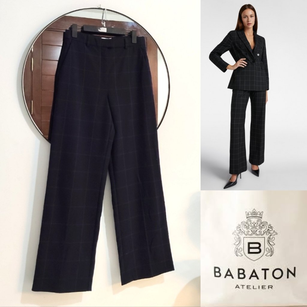 Babaton large Taille haute à carreaux neuf 