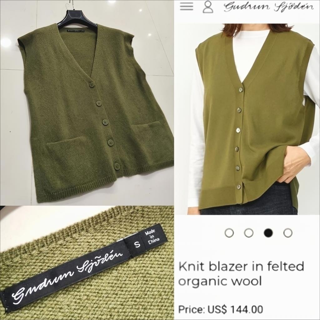 Gudrun Sjoden oversize 💯 laine