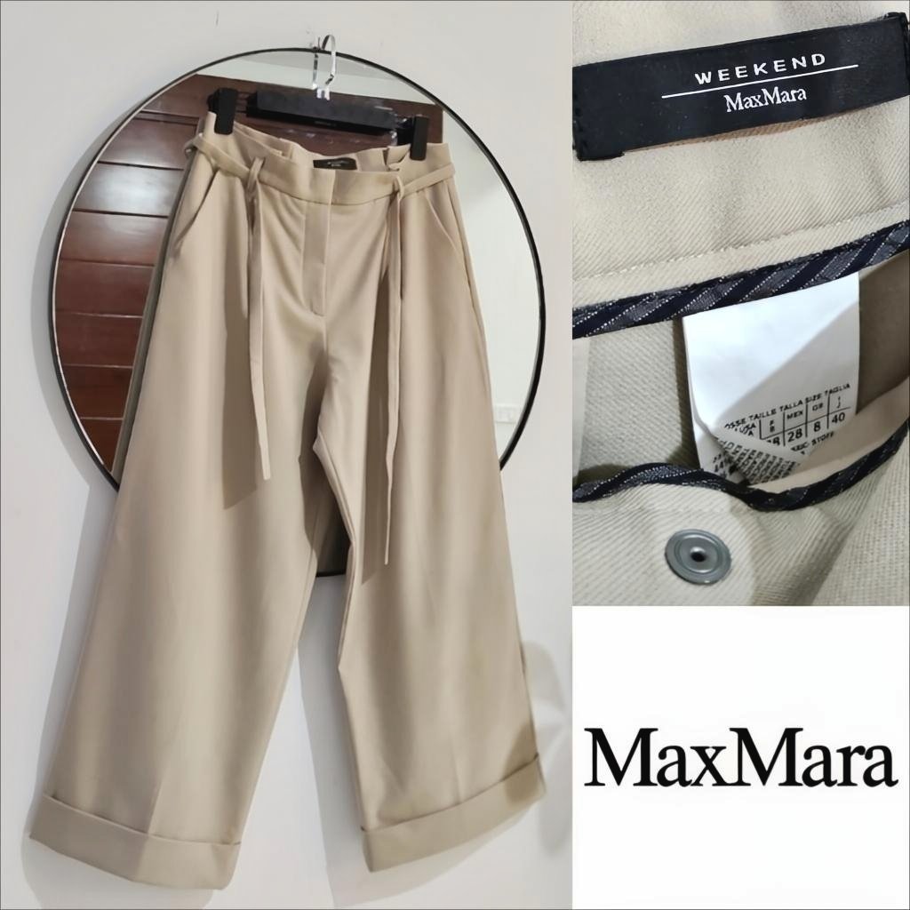Weekend Max Mara jupe culotte avec laine 