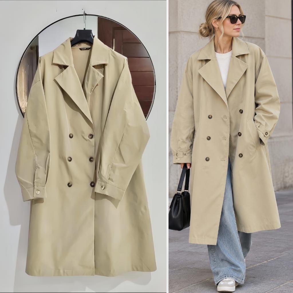 Trensh oversize long neuf