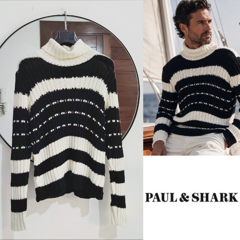 Paul&Shark Yakhting authentique 💯 laine vierge 