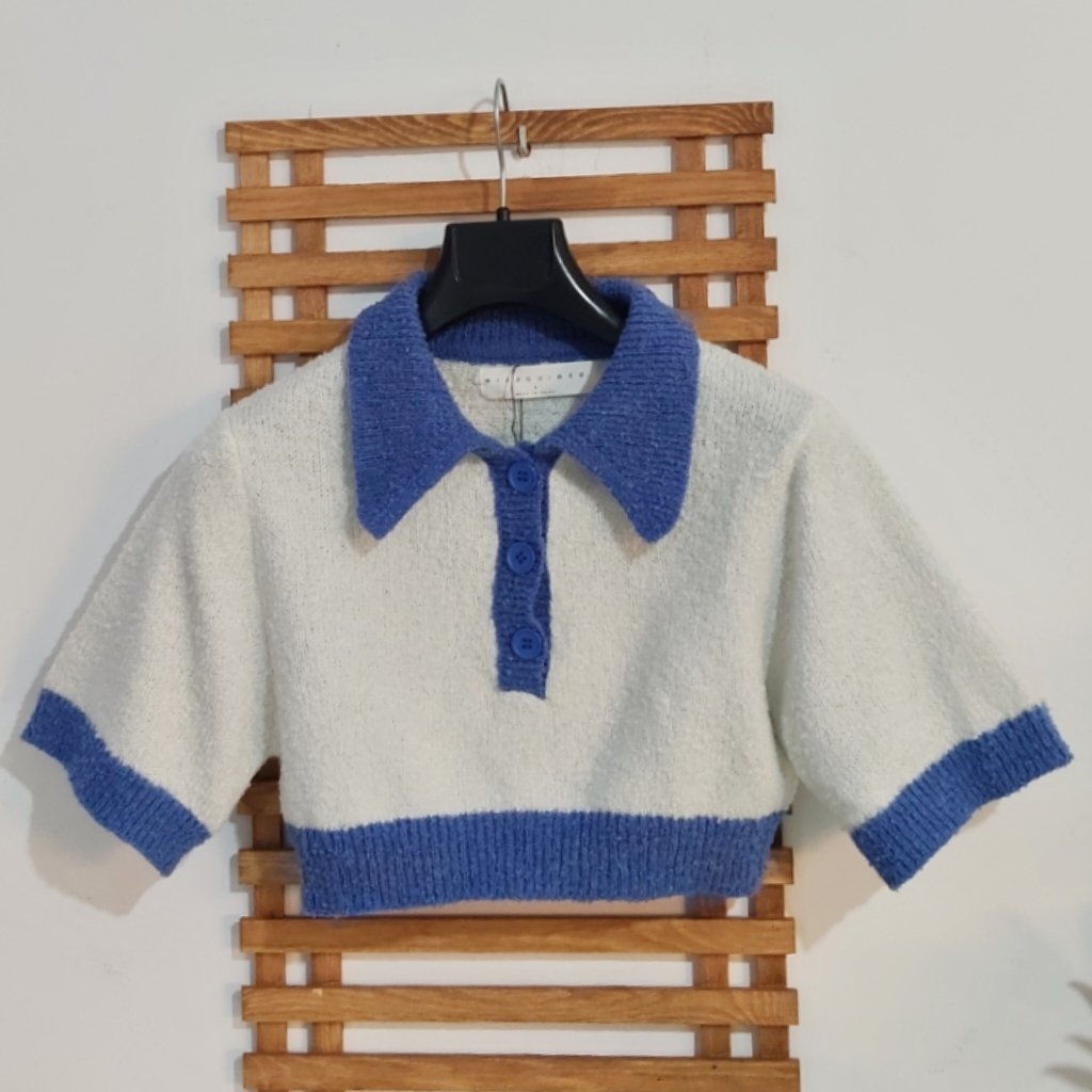 Crop top en maille jamais porté 