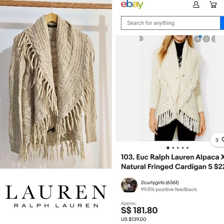 Ralph Lauren avec laine 