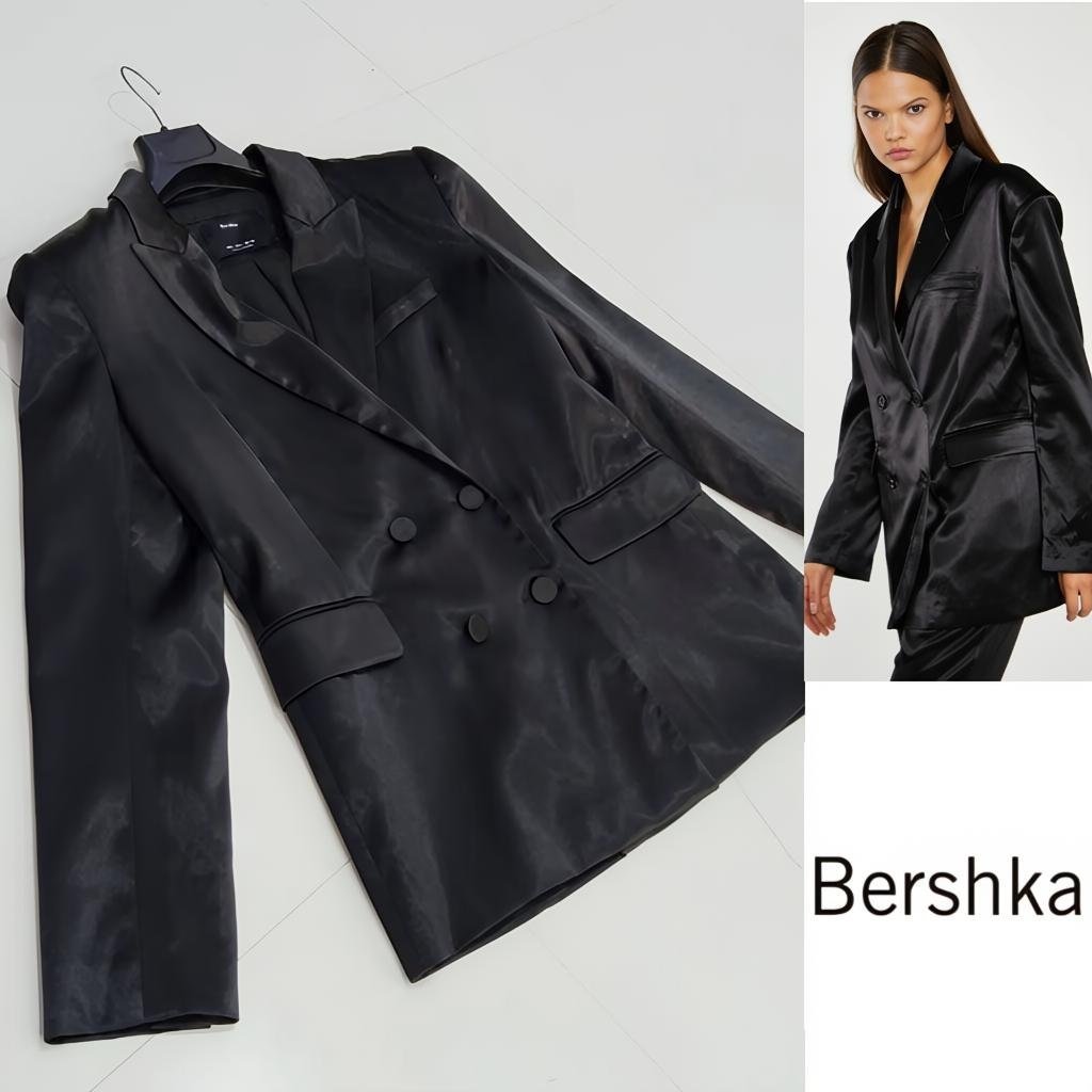 Bershka satinée double boutonnage neuf 
