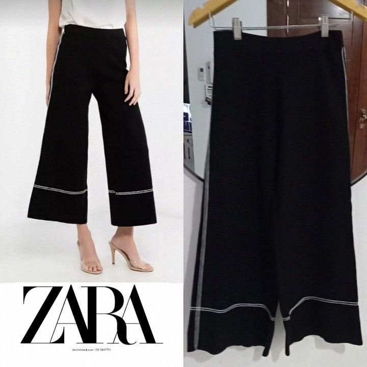 Pantalon Zara en maille large 