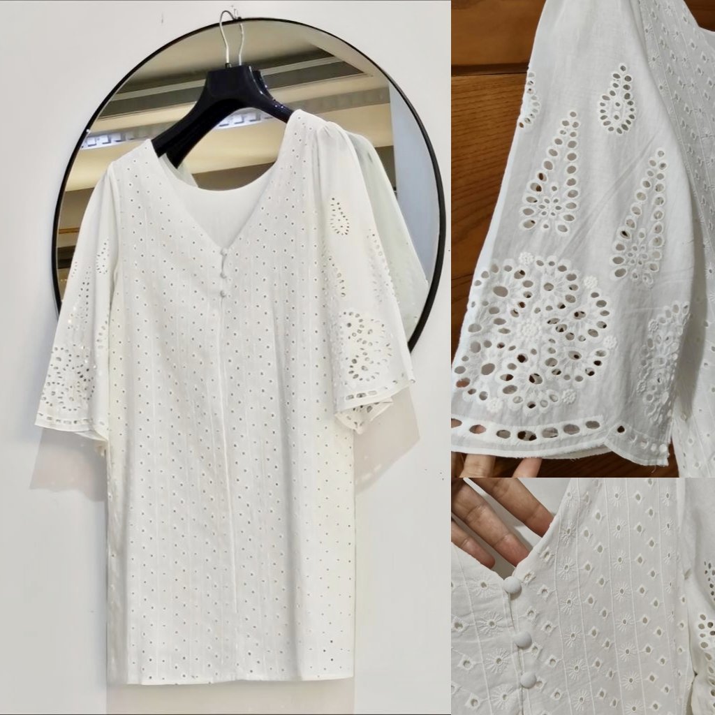 Lola Espeleta à broderie anglaise neuve 
