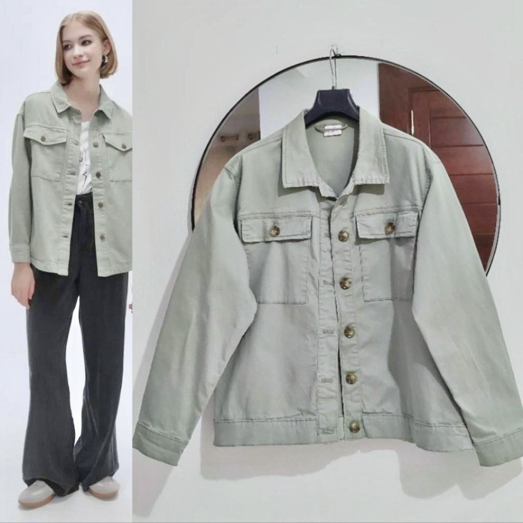 Denim light green neuf 