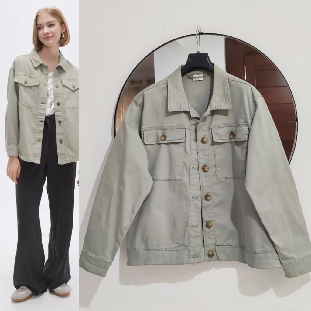 Denim light green neuf 