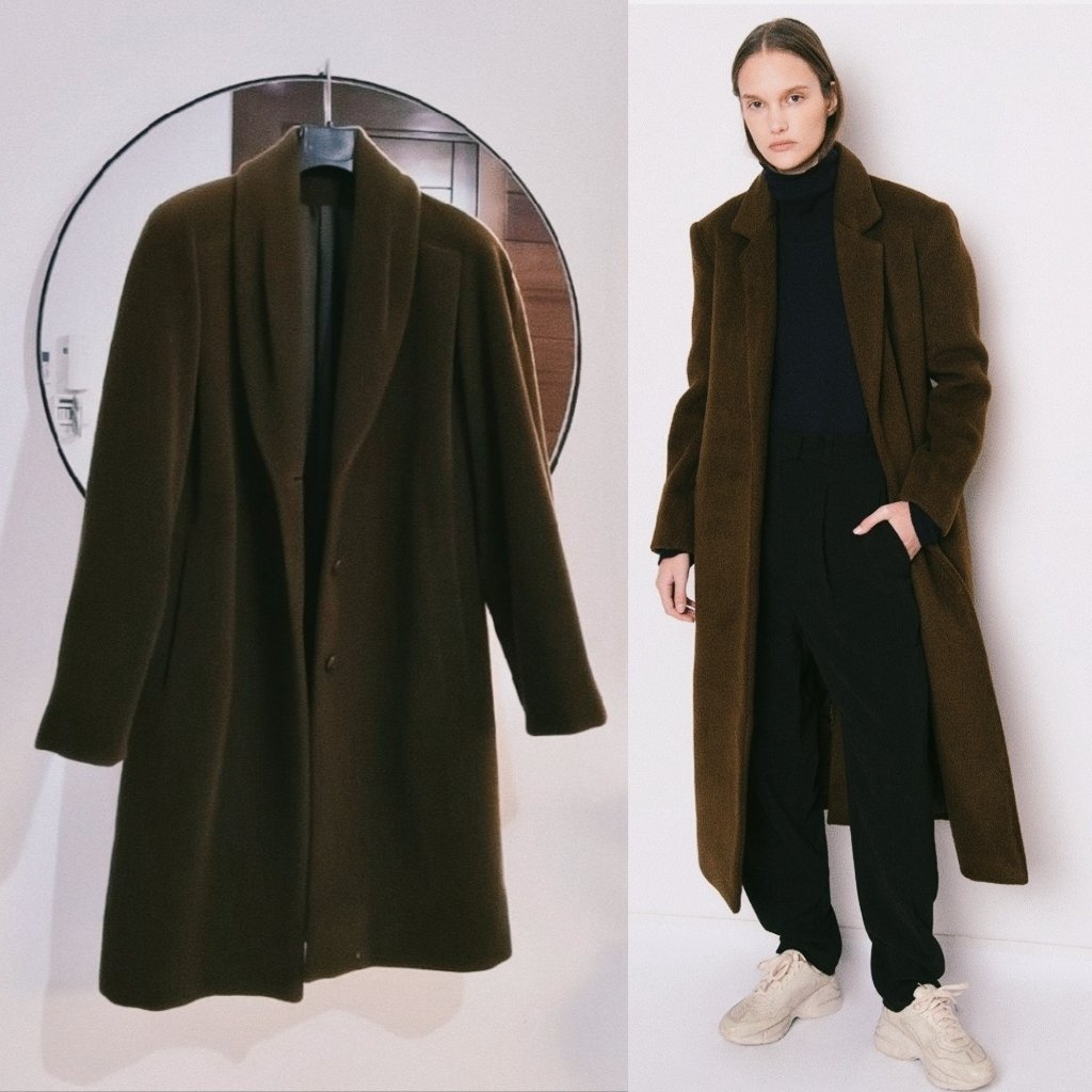 Manteau 💯 laine vierge oversize 