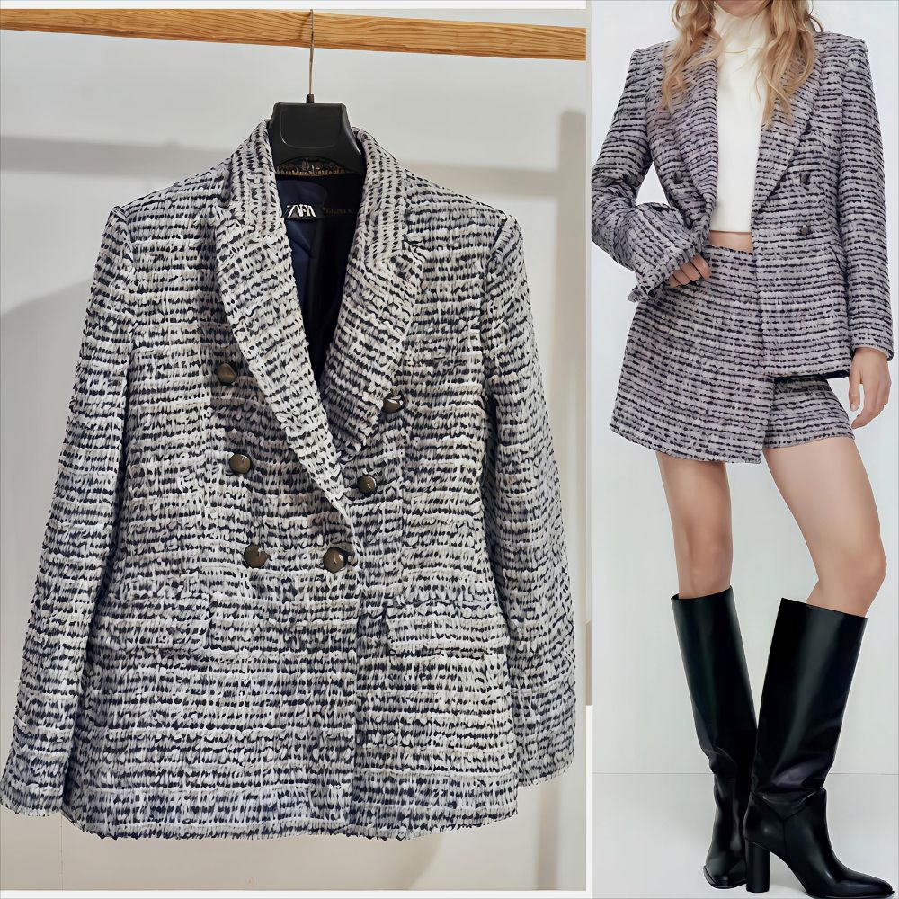 Zara tweed chic