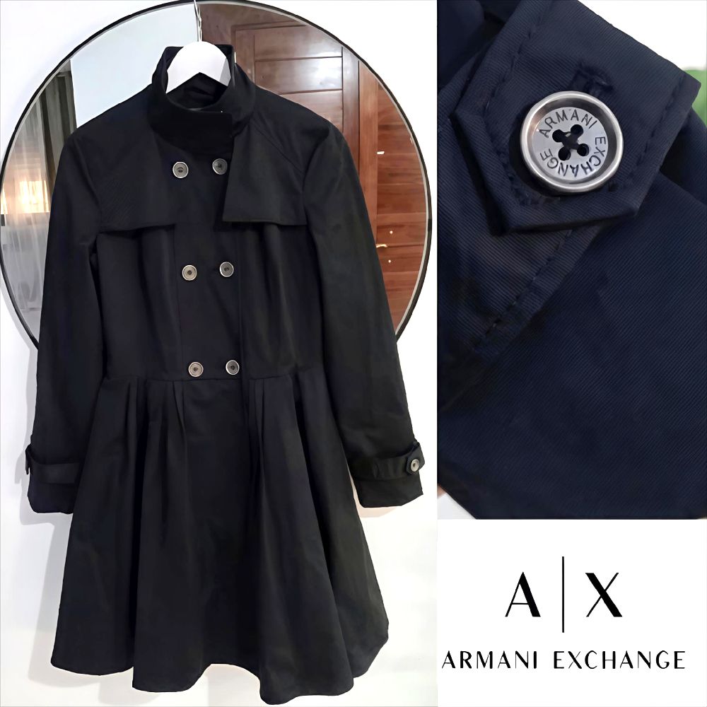 Armani Exchange trensh coat 