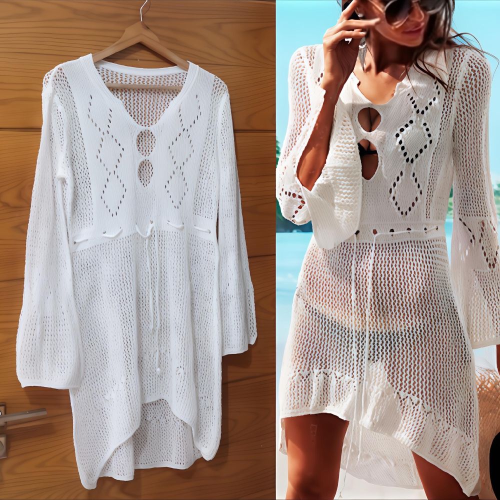 Sublime robe en crochet neuve 