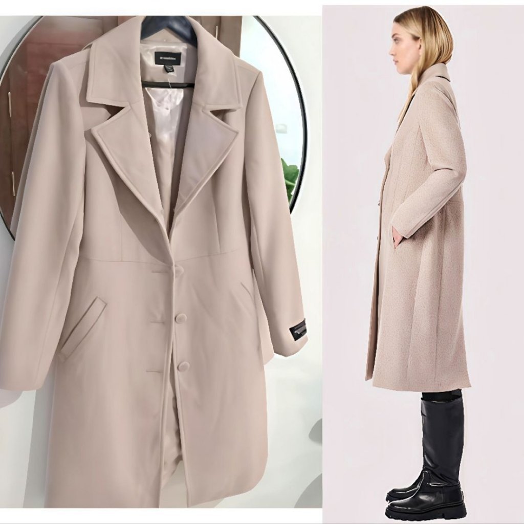 Manteau le château avec laine neuf