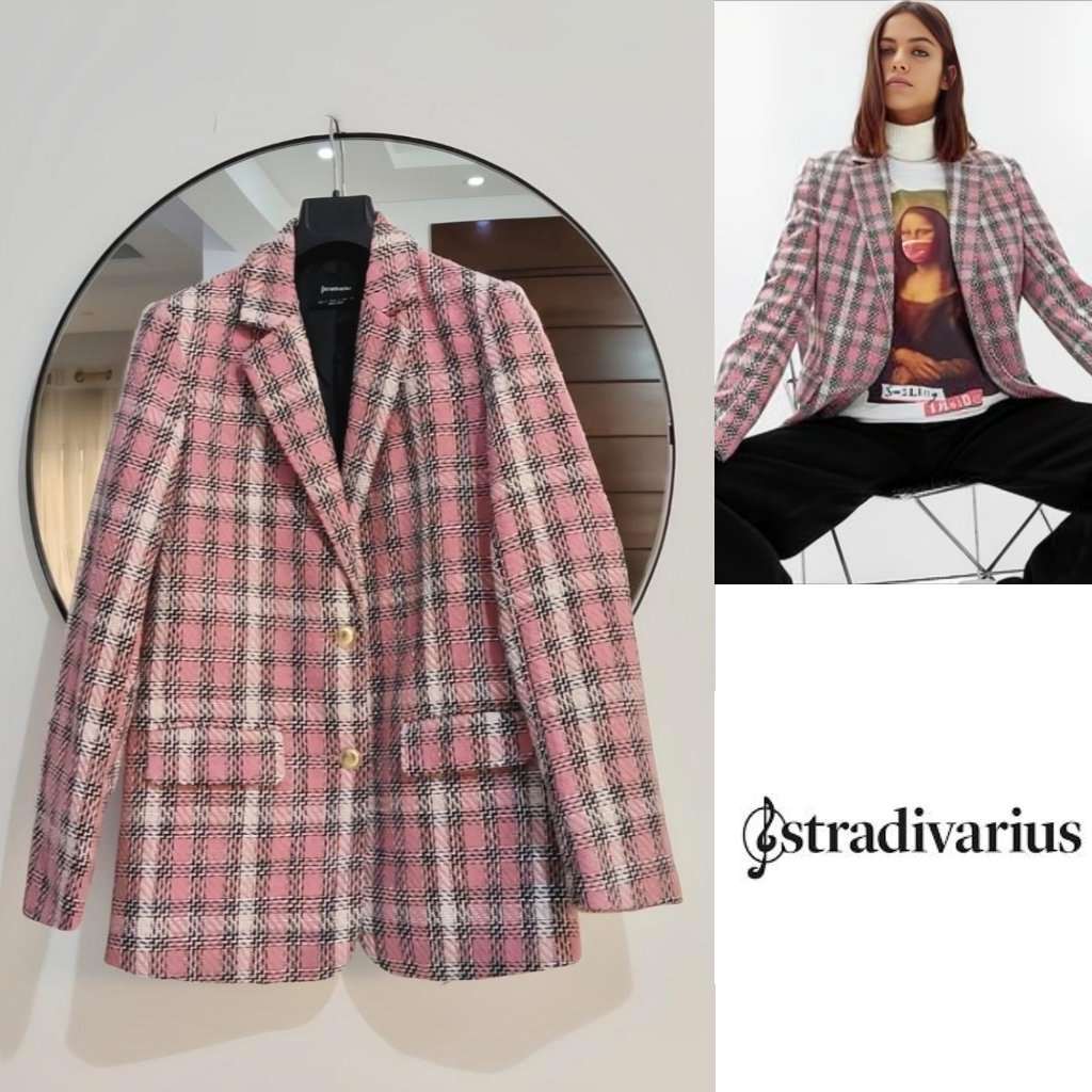 Blazer tweed Stradivarius zvec Laine neuf 