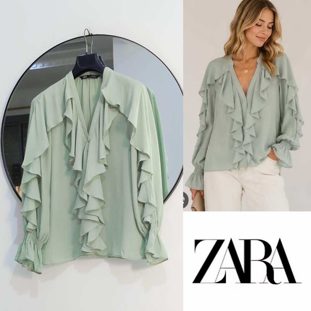 Zara à volants chic 