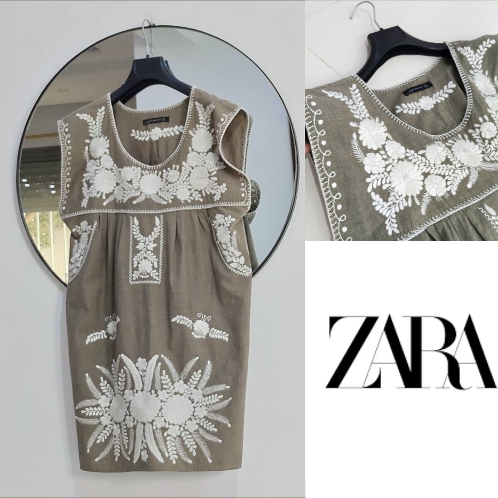 Zara kamraya brodée neuve 
