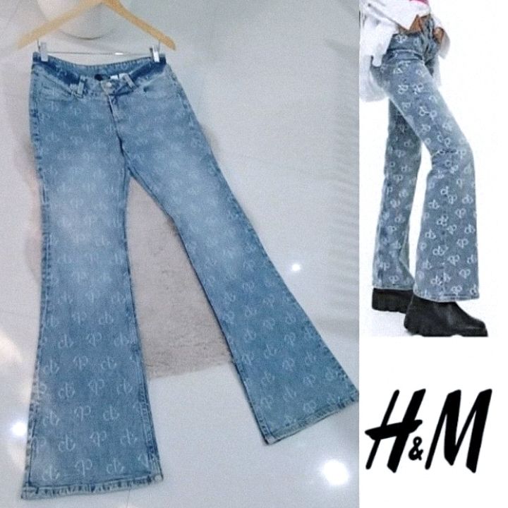 H&M jean flare Taille Haute 