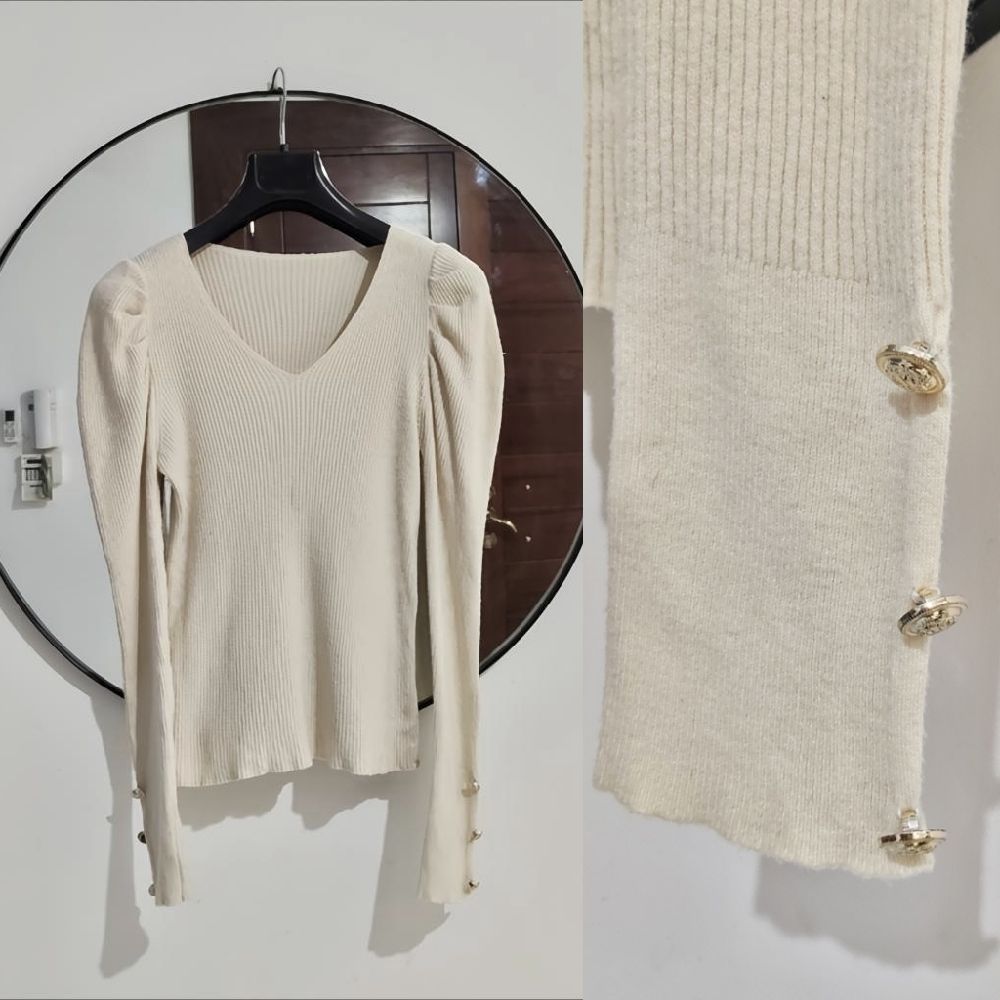 Pull côtelé chic 