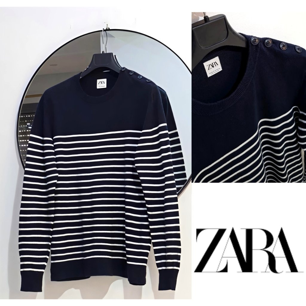 Zara rayé à boutons neuf