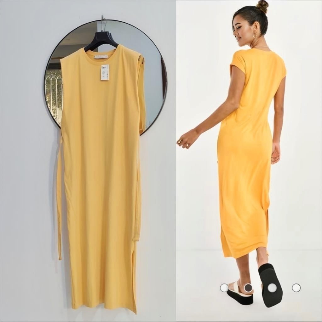 Robe longue à ceinture neuve 