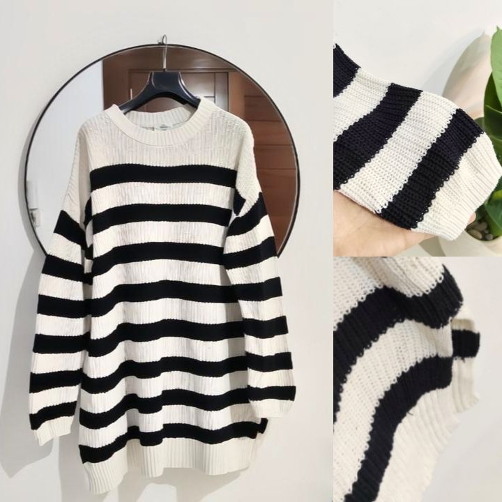 Benotti,robe pull à rayures neuve