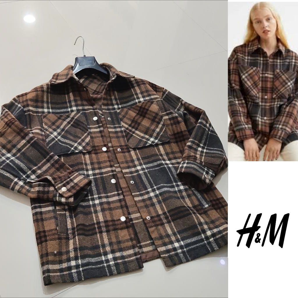 H&M surchemise avec laine neuf