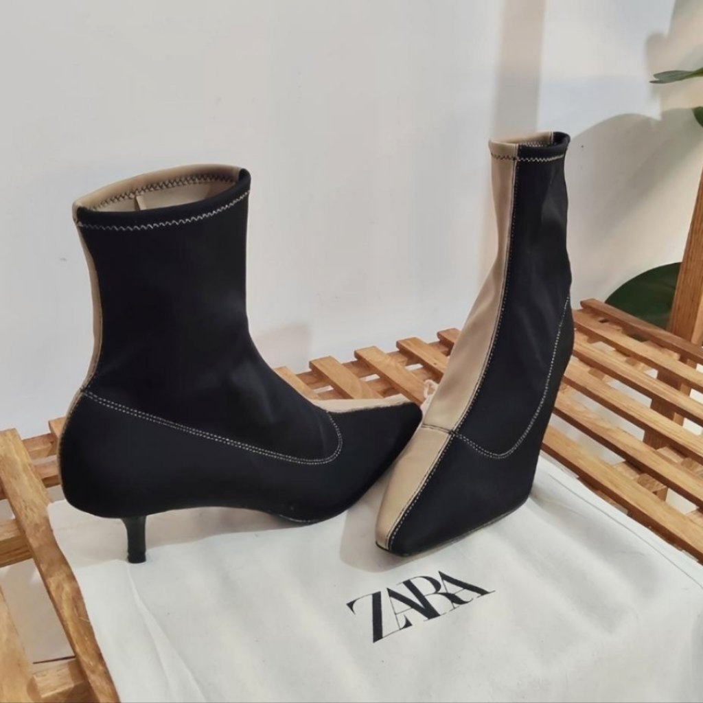 Zara bottines neuves bicolores 
