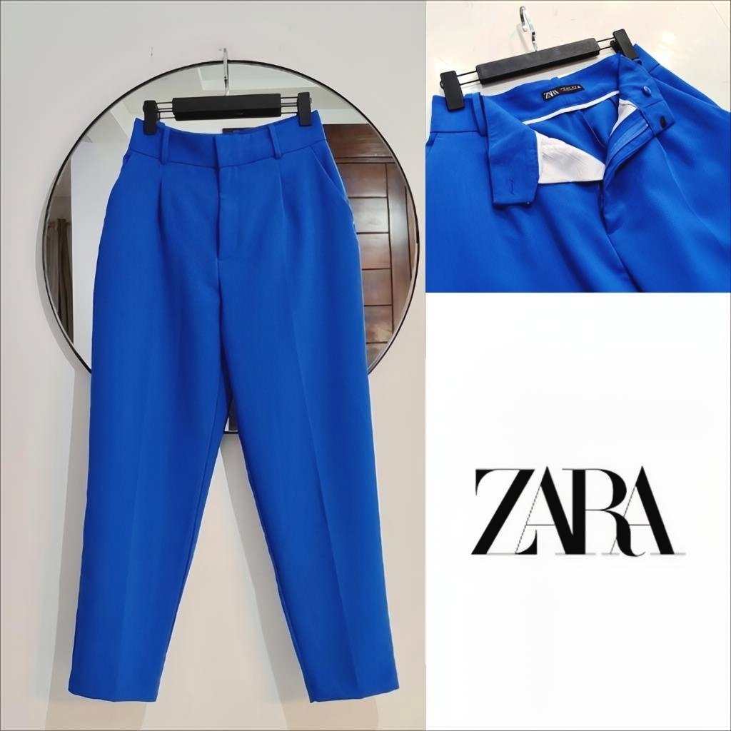 Zara à plis Bleu Royal neuf 