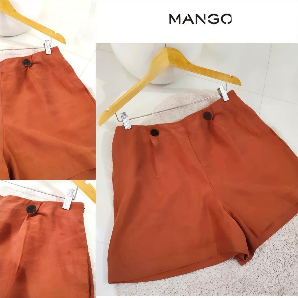Mango rouge brique 💯 Viscose 