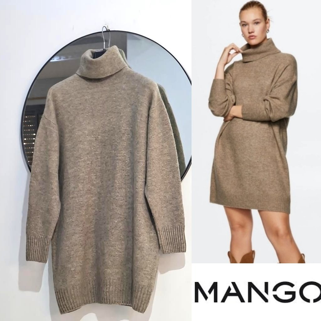 Mango robe pull avec laine neuve