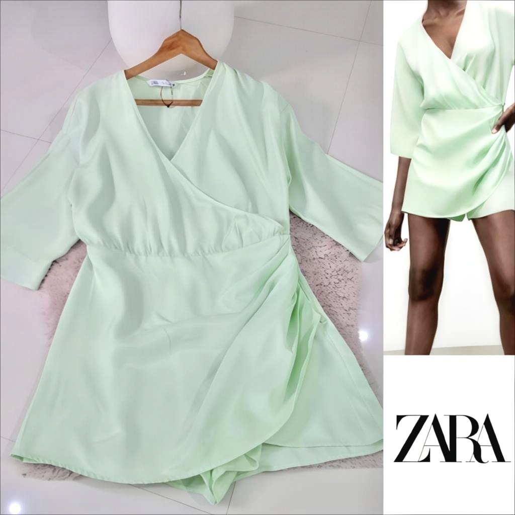 Combishort Zara Vert d'eau jamais portée 