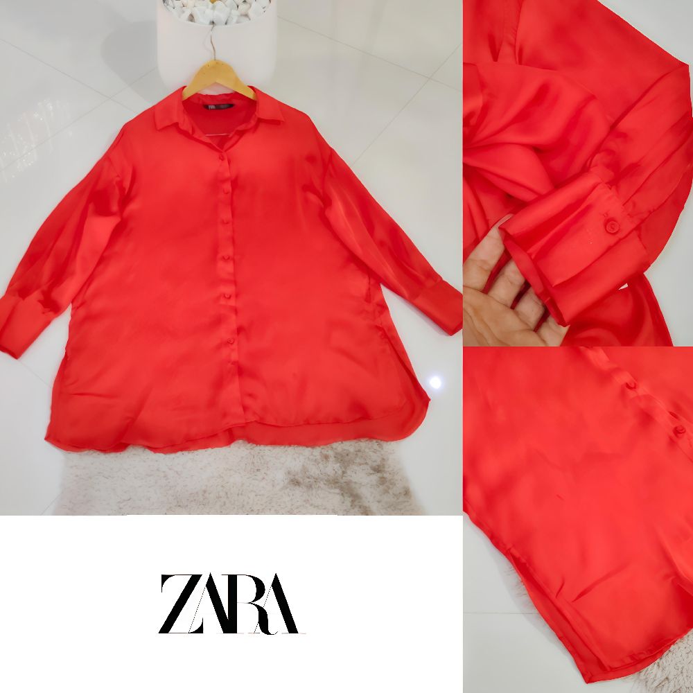 Zara satinée oversize neuf