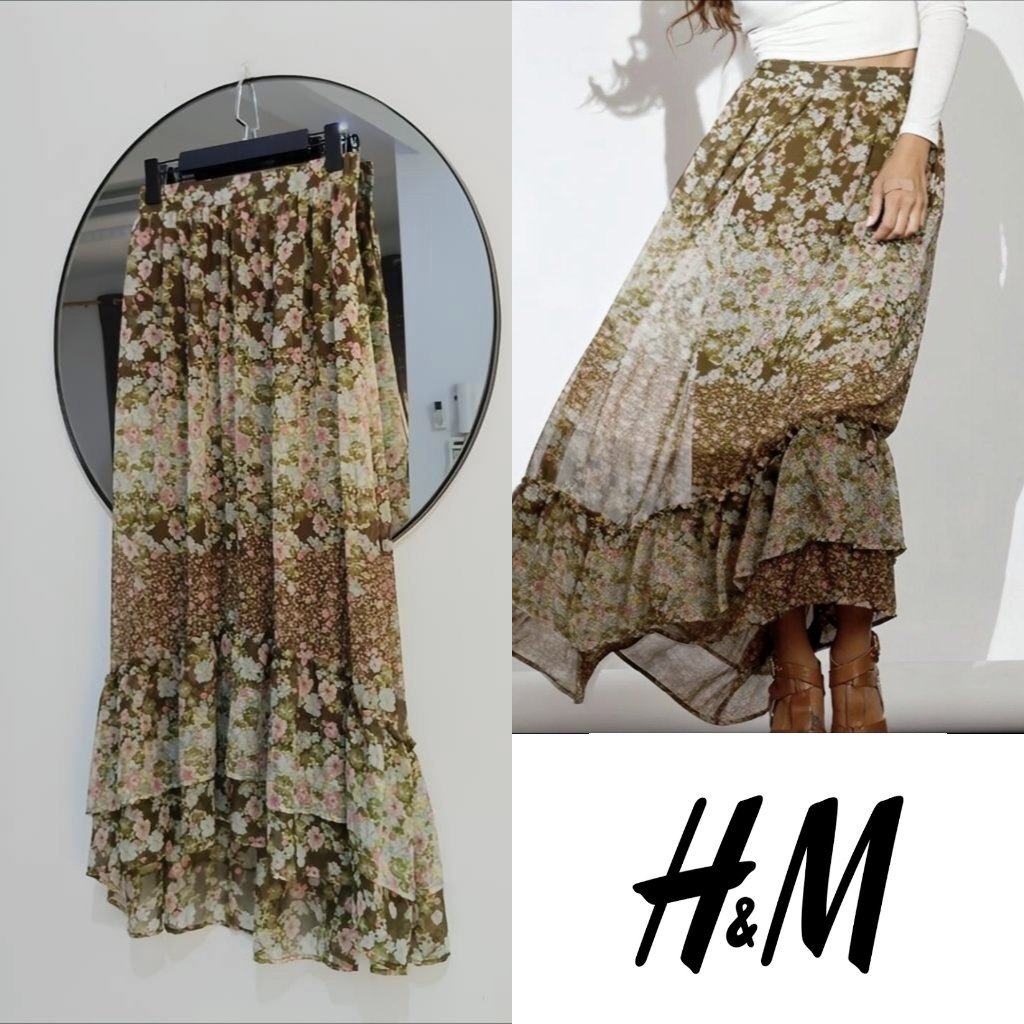 Jupe gitane H&M longue asymétrique neuf
