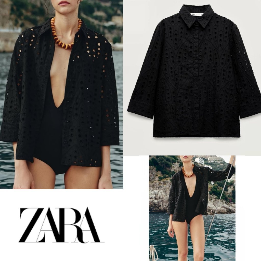 Zara broderie anglaise neuve 