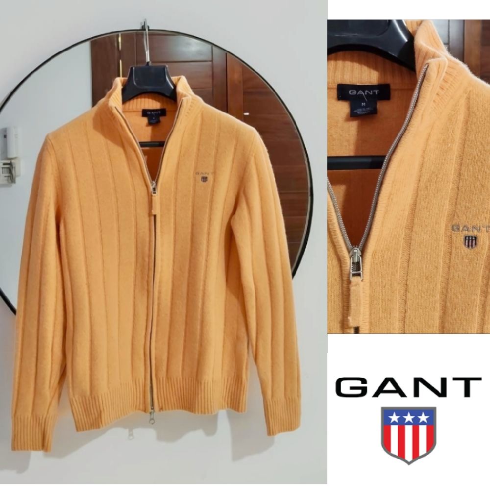 Gant 💯 laine orange clair 