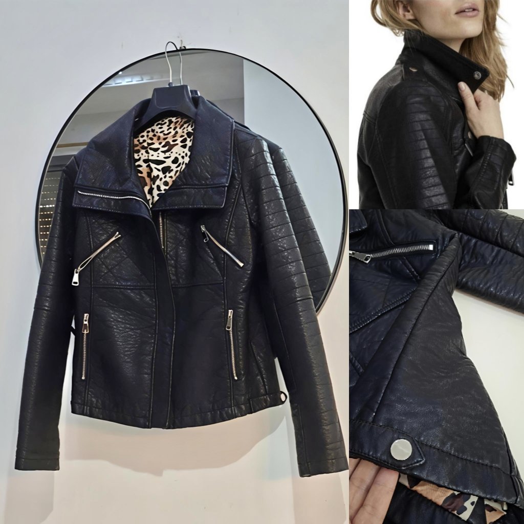 Blouson motard faux cuir neuf
