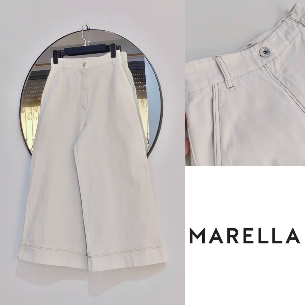Marella by Max Mara jupe culotte jean large 