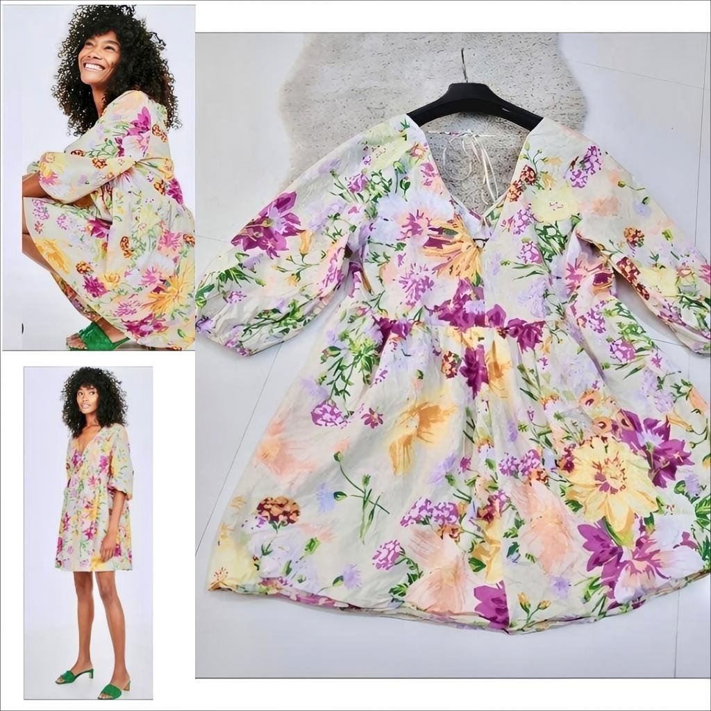 Robe H&M manches ballons neuve 