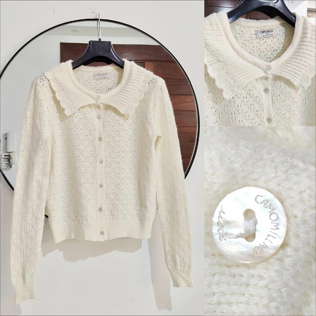 Cardigan Camomilla ivoire