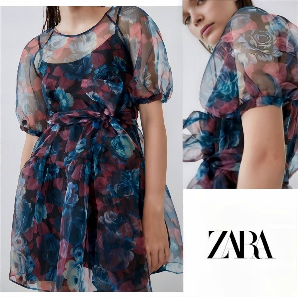 Robe organza bouffante très stylée 
