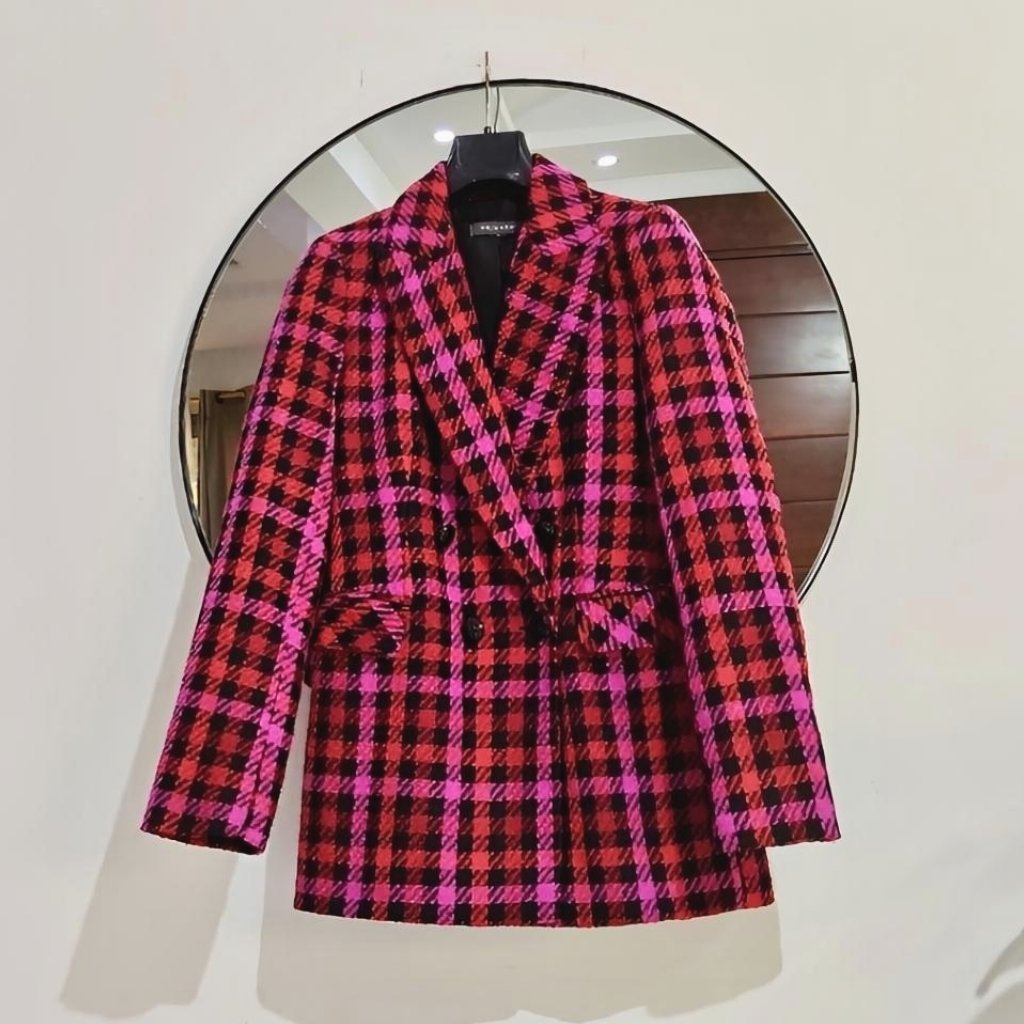 Blazer tweed double boutonnage neuf 