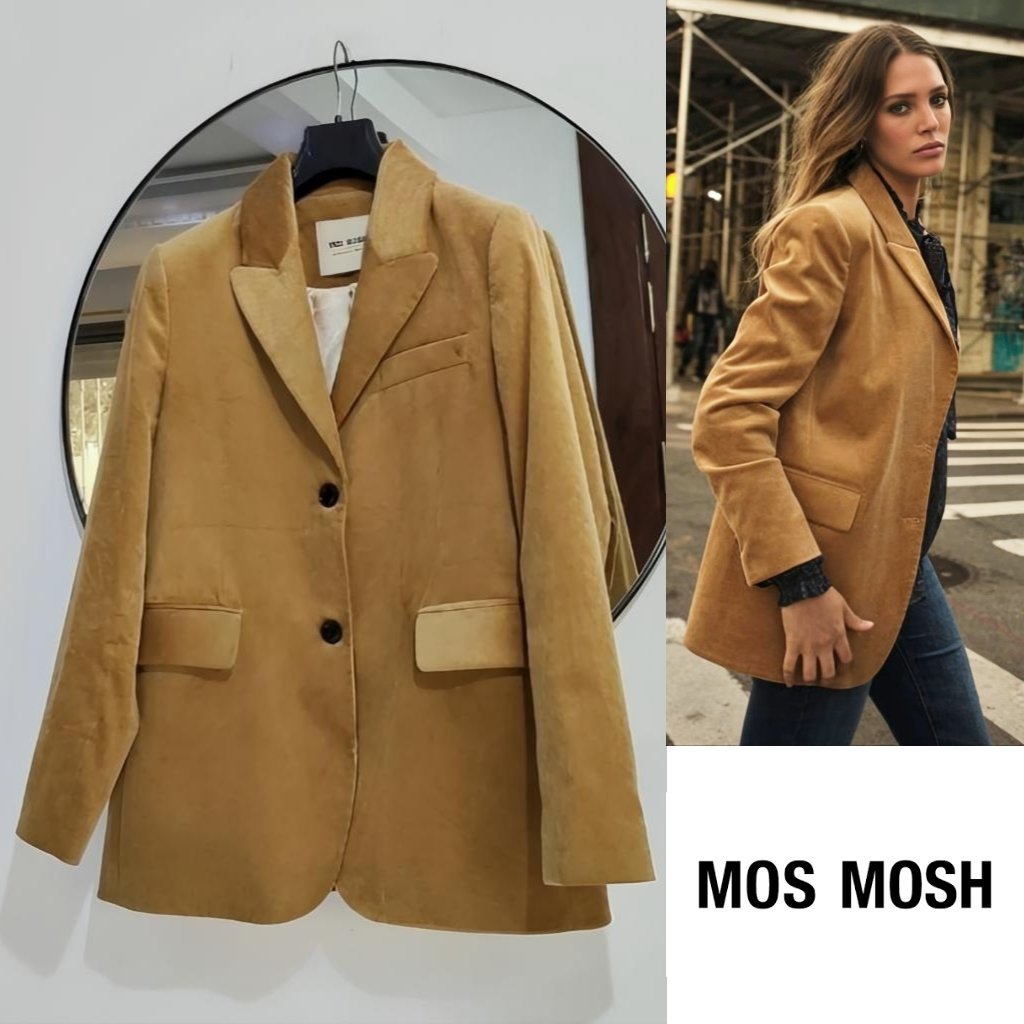 Mos Moch blazer velours Camel neuf 