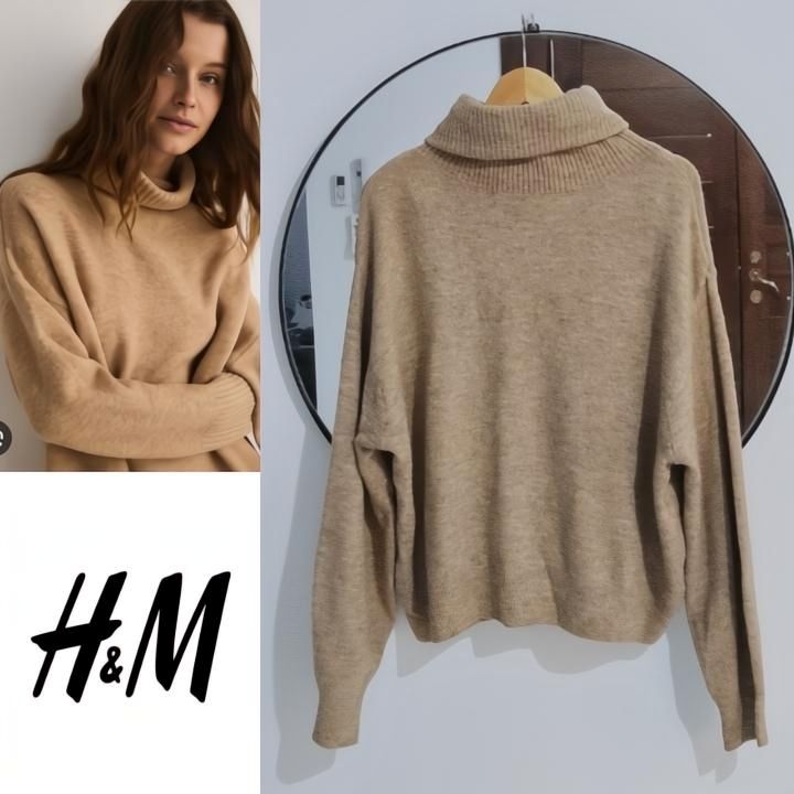 H&M grège avec laine neuf
